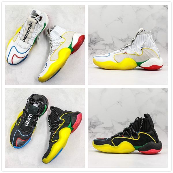 Pharrell x Originals Crazy BYW Hu Basketball Shoes Black White 2019 Designer Socks Casual Sport Sneakers With Shoebox
Pharrell x Originals Crazy BYW Hu Basketball Shoes Black White 2019 Designer Socks Casual Sport Sneakers With Shoebox