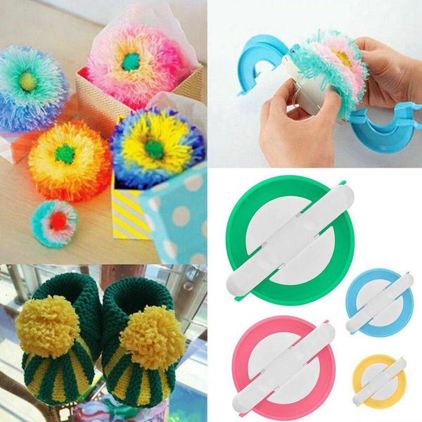 essential pom-pom pompom maker fluff ball weaver needle craft knitting tool diy sewing tools color random, Black
essential pom-pom pompom maker fluff ball weaver needle craft knitting tool diy sewing tools color random, Black