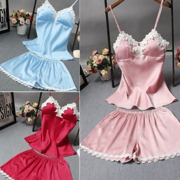 summer 2pcs lingerie women silk lace pajama sets babydoll sleeveless nightgown sleepwear pajama set, Blue;gray
summer 2pcs lingerie women silk lace pajama sets babydoll sleeveless nightgown sleepwear pajama set, Blue;gray
