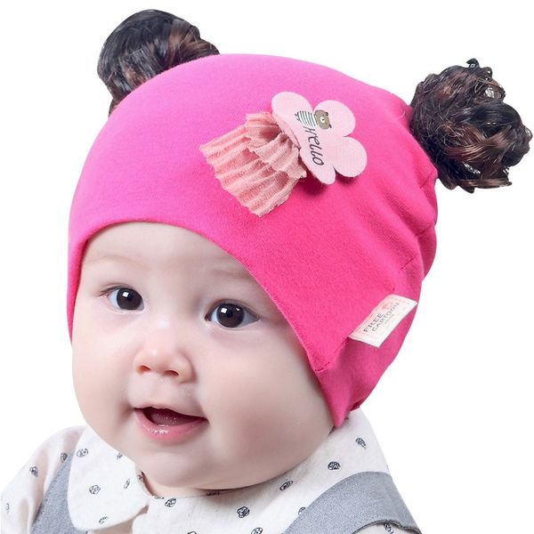 baby girl hat with wig 0-12 month old newborn hat pure cotton baotou hat keep warm, Black
baby girl hat with wig 0-12 month old newborn hat pure cotton baotou hat keep warm, Black