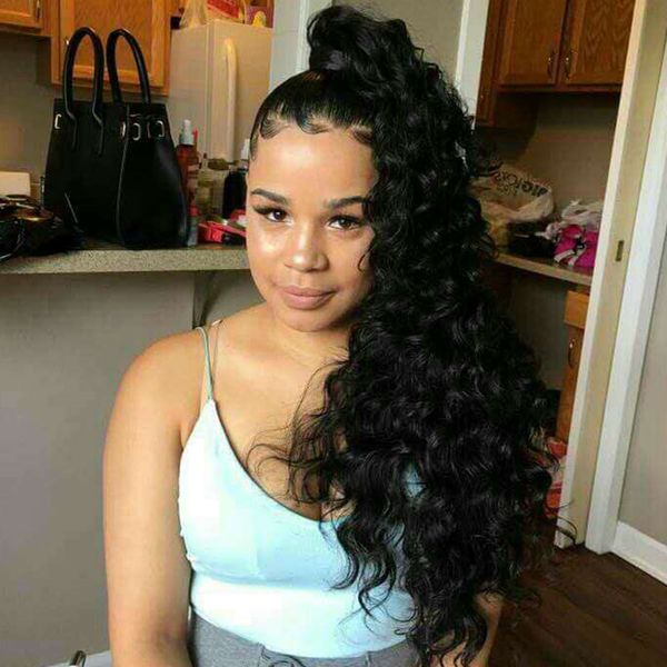 curly ponytails brazilian hair with full end natural black color 140g remy human ponytails hair piece clip-in human hair extension for woman
curly ponytails brazilian hair with full end natural black color 140g remy human ponytails hair piece clip-in human hair extension for woman