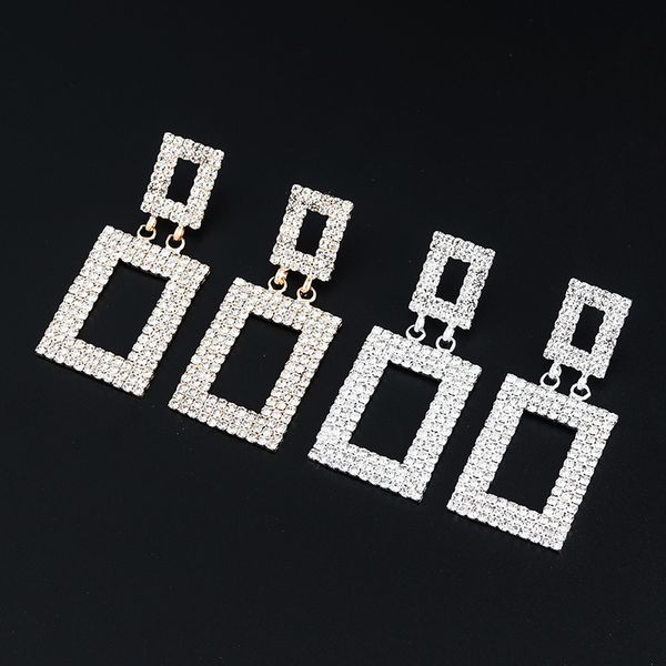 rhinestone earring originality block hollow out earrings woman temperament diamond geometry ear nail, Golden
rhinestone earring originality block hollow out earrings woman temperament diamond geometry ear nail, Golden