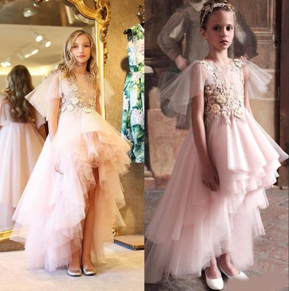 pink high low beading flower girl dresses weddings little girls pageant dress for teens 3d appliques tulle tiered communion gowns, White;red
pink high low beading flower girl dresses weddings little girls pageant dress for teens 3d appliques tulle tiered communion gowns, White;red