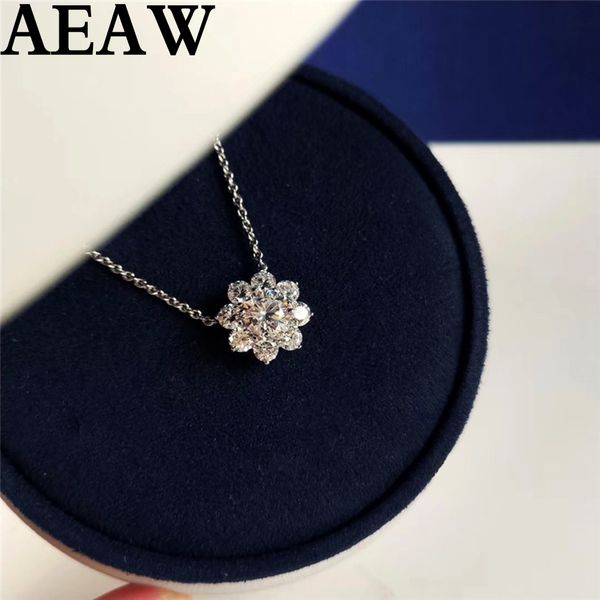 aeaw 4mm vs1 def round cut 14k white gold moissanite pendant with 14k gold chain necklace for women in fine jewelry, Silver
aeaw 4mm vs1 def round cut 14k white gold moissanite pendant with 14k gold chain necklace for women in fine jewelry, Silver