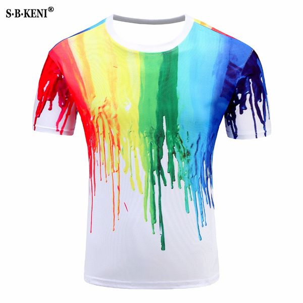 2019 new mens womens summer t shirt 3d printed fashion unique personality 7 colour oil paint t-shirt casual o-neck short tshirt, White;black
2019 new mens womens summer t shirt 3d printed fashion unique personality 7 colour oil paint t-shirt casual o-neck short tshirt, White;black