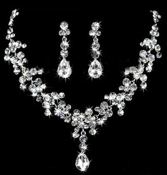 silver plated rhinestone necklace earring accessory bridal jewelry wedding accessories evening party jewelry women prom bridal jewelry, White
silver plated rhinestone necklace earring accessory bridal jewelry wedding accessories evening party jewelry women prom bridal jewelry, White