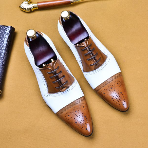 italian stylish men's dress shoes fashion oxford shoes gents outfit party wedding leather male brogues footwear big size 37-46, Black
italian stylish men's dress shoes fashion oxford shoes gents outfit party wedding leather male brogues footwear big size 37-46, Black