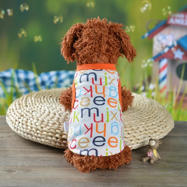 летняя одежда для собак хлопок маленьких собак жилет мультфильм собак pet пальто щенок outerwears причинная куртки pet одежда 11 цвета 50pcs
летняя одежда для собак хлопок маленьких собак жилет мультфильм собак pet пальто щенок outerwears причинная куртки pet одежда 11 цвета 50pcs