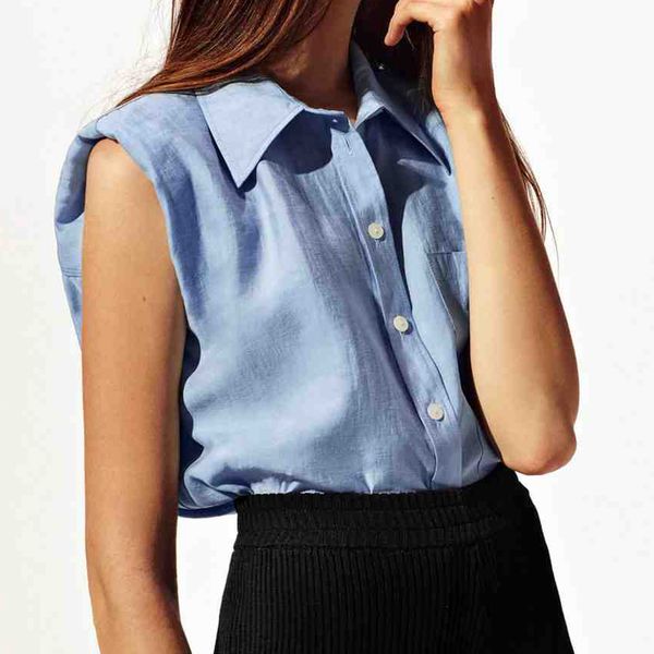 women's blouses & shirts agong casual turn down collar women fashion solid elegant pocket sleeveless female ladies ga, White
women's blouses & shirts agong casual turn down collar women fashion solid elegant pocket sleeveless female ladies ga, White
