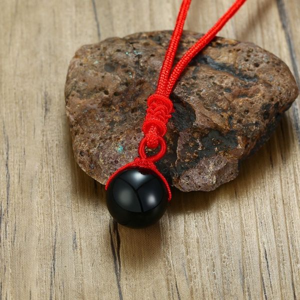 natural obsidian necklace pendant adjustable rope chain good lucy round women men jewelry, Silver
natural obsidian necklace pendant adjustable rope chain good lucy round women men jewelry, Silver