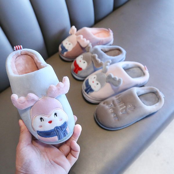 children slippers kids baby boy girl toddler slippers home indoor cartoon autumn winter shoes thick flap heels, Black;grey
children slippers kids baby boy girl toddler slippers home indoor cartoon autumn winter shoes thick flap heels, Black;grey