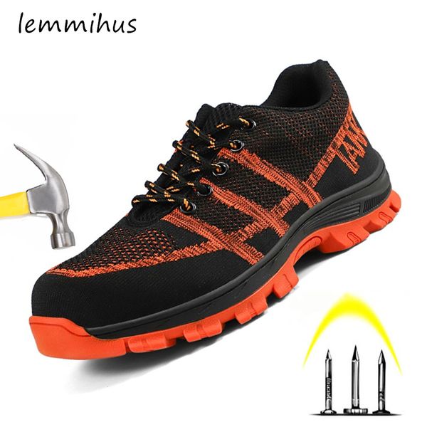 fashion sneakers work boots men safety shoes air mesh work shoes men boots steel toe safety, Black
fashion sneakers work boots men safety shoes air mesh work shoes men boots steel toe safety, Black