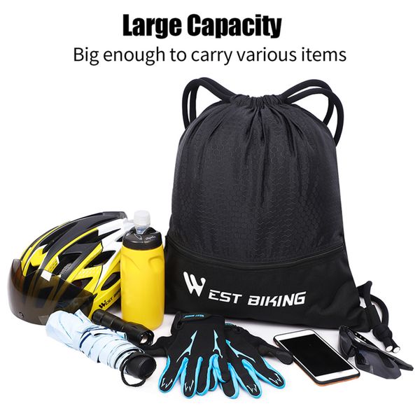 large-capacity water-repellent beam pocket shoulder drawstring bag sports outdoor riding breathable backpack cycling fitness bag
large-capacity water-repellent beam pocket shoulder drawstring bag sports outdoor riding breathable backpack cycling fitness bag