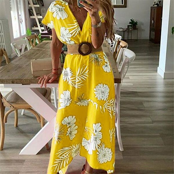 women summer boho floral print maxi dress evening party long bandage bodycon plus size xl vestidos stylish long beach dre, Black;gray
women summer boho floral print maxi dress evening party long bandage bodycon plus size xl vestidos stylish long beach dre, Black;gray