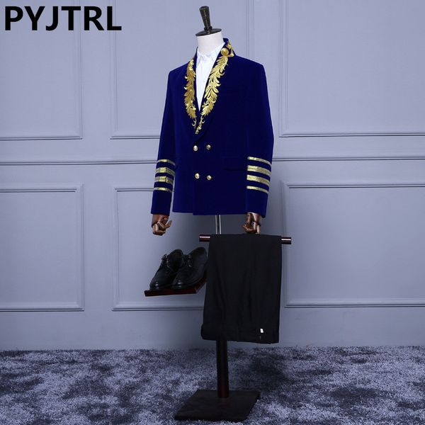 jacket+pants) new double breasted royal blue velvet embroidery mens male suits with pants wedding groom suit for men gentleman, White;black
jacket+pants) new double breasted royal blue velvet embroidery mens male suits with pants wedding groom suit for men gentleman, White;black