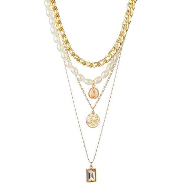 accessories retro coins, jewel necklaces, sweater chains, female personality, multi-layer pearl necklaces, Silver
accessories retro coins, jewel necklaces, sweater chains, female personality, multi-layer pearl necklaces, Silver