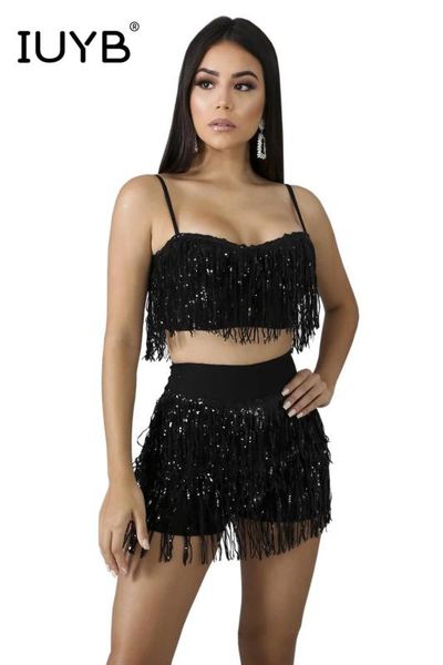 iuyb outspoken untidy club heavy industry sequined tassel style strapless mini skirts slim women 2 pieces sets, White
iuyb outspoken untidy club heavy industry sequined tassel style strapless mini skirts slim women 2 pieces sets, White