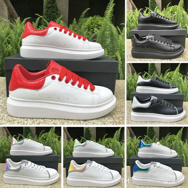 leather casual shoes fashion designer sneakers sell platform reflective sports shoes breathable comfortable men women shoes, Black
leather casual shoes fashion designer sneakers sell platform reflective sports shoes breathable comfortable men women shoes, Black
