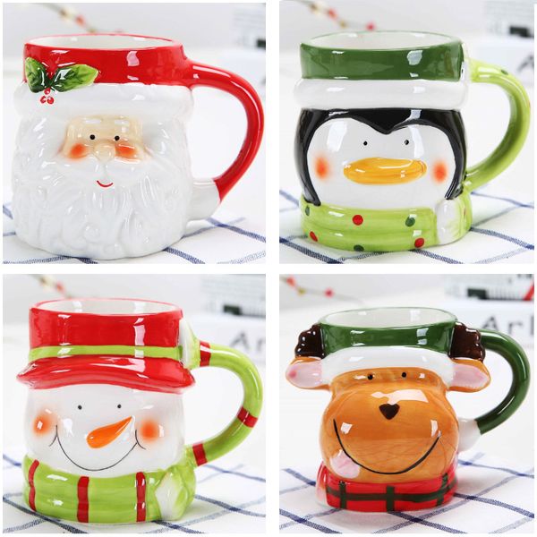 3d santa claus snowman ceramic mugs water cups coffee milk cup cute drinkware christmas snowman elk reindeer coffee cup 4colors dhl hh7-1882
3d santa claus snowman ceramic mugs water cups coffee milk cup cute drinkware christmas snowman elk reindeer coffee cup 4colors dhl hh7-1882