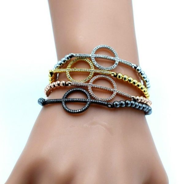 gigantic charm bracelets for men woman 24k gold plating micro pave cz 4mm beads classic european style braiding bracelets, Black
gigantic charm bracelets for men woman 24k gold plating micro pave cz 4mm beads classic european style braiding bracelets, Black