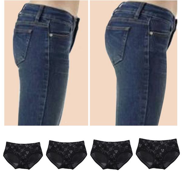 4 pieces butt lifter panty shorts padded control underwear shapewear set, Black;brown
4 pieces butt lifter panty shorts padded control underwear shapewear set, Black;brown