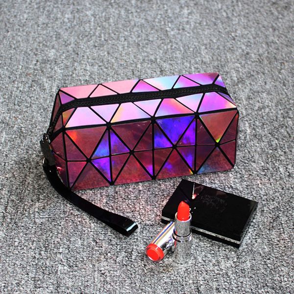 outdoor travel cosmetic bag laser rectangular diamend pattern pu leather bag organizer make-up pocket toiletry portable pouch
outdoor travel cosmetic bag laser rectangular diamend pattern pu leather bag organizer make-up pocket toiletry portable pouch