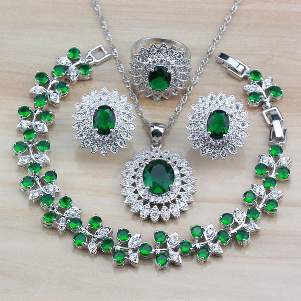 925 sterling silver with natural stones white crystal green jewelry sets clip earrings/necklace/bracelet and ring women sets, Slivery;golden
925 sterling silver with natural stones white crystal green jewelry sets clip earrings/necklace/bracelet and ring women sets, Slivery;golden