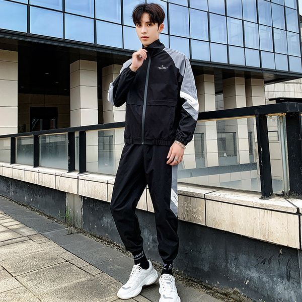 men's tracksuits spring and autumn men fashion tracksuit winter polyester team big size sportwear hommes 2 piece set hh50tz, Gray
men's tracksuits spring and autumn men fashion tracksuit winter polyester team big size sportwear hommes 2 piece set hh50tz, Gray