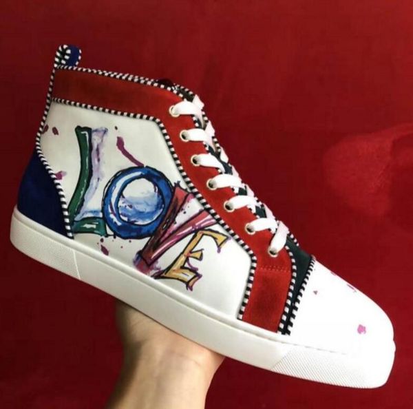 new fashion men sneakers for red bottom shoes france men flat men's flats graffiti print walking trainers wedding party 35-46, Black
new fashion men sneakers for red bottom shoes france men flat men's flats graffiti print walking trainers wedding party 35-46, Black