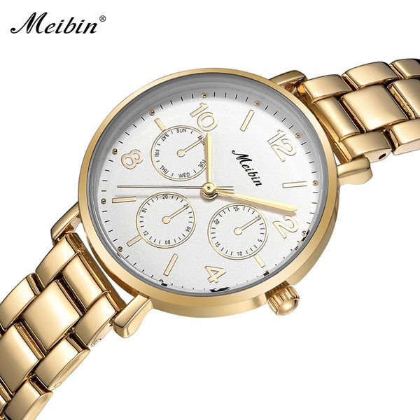meibin brand fashion woman bracelet watch gold ladies wristwatches female quartz watches casual clock gifts, Slivery;brown
meibin brand fashion woman bracelet watch gold ladies wristwatches female quartz watches casual clock gifts, Slivery;brown