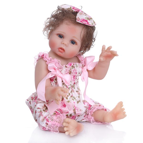 новый npk 48 см bebe реалистичный reborn baby girl в розовом цветочном платье полное тело мягкий силикон анатомически правильный
новый npk 48 см bebe реалистичный reborn baby girl в розовом цветочном платье полное тело мягкий силикон анатомически правильный