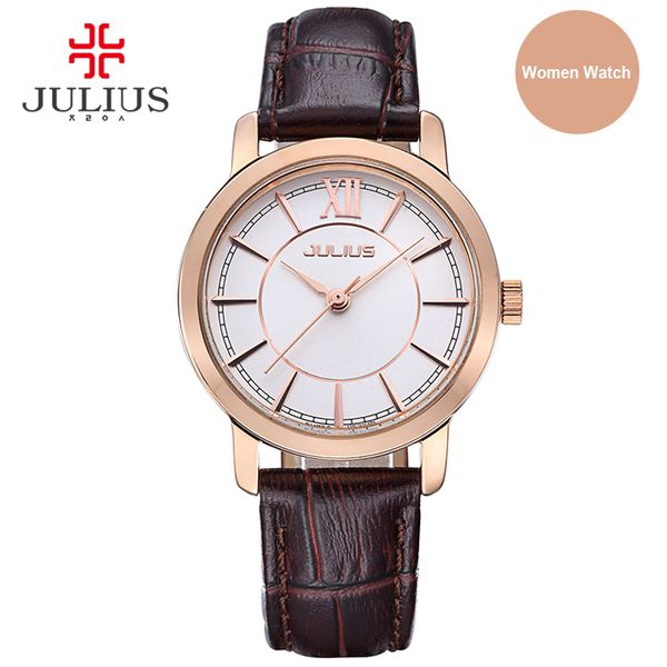 julius watch ladies elegant round case leather strap simple silver rose gold blue geneva business ladies wear watch 2017 ja-808, Slivery;brown
julius watch ladies elegant round case leather strap simple silver rose gold blue geneva business ladies wear watch 2017 ja-808, Slivery;brown