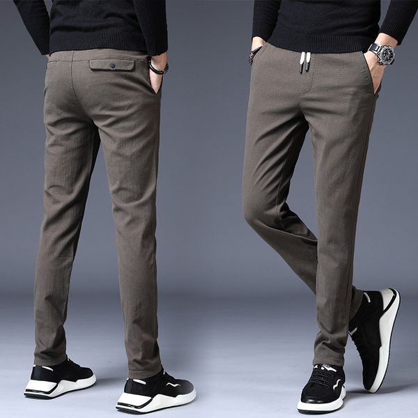 2020 spring summer men's full cotton casual pants men pencil pants trousers slim fit light micro stretch fabric full length, Black
2020 spring summer men's full cotton casual pants men pencil pants trousers slim fit light micro stretch fabric full length, Black