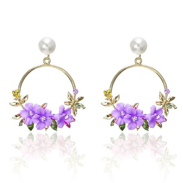 10 pair new flower earrings sweet soft clay pearl earrings simple retro personality hoop earrings 4 color r-24, Silver
10 pair new flower earrings sweet soft clay pearl earrings simple retro personality hoop earrings 4 color r-24, Silver