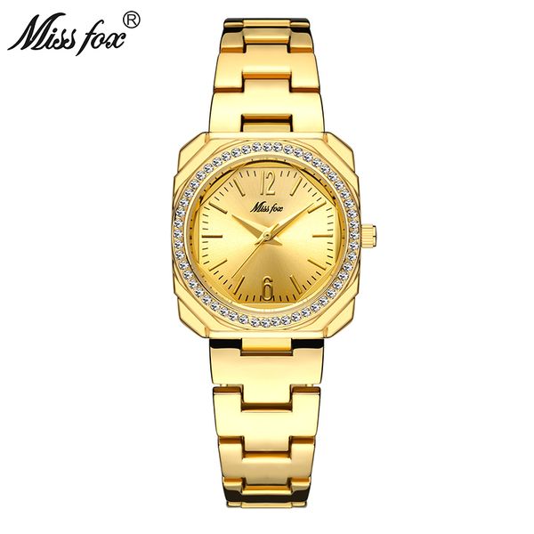 missfox women watch fashion gold watches bling lady diamond stainless steel bracelet quartz clock new 2020, Slivery;brown
missfox women watch fashion gold watches bling lady diamond stainless steel bracelet quartz clock new 2020, Slivery;brown