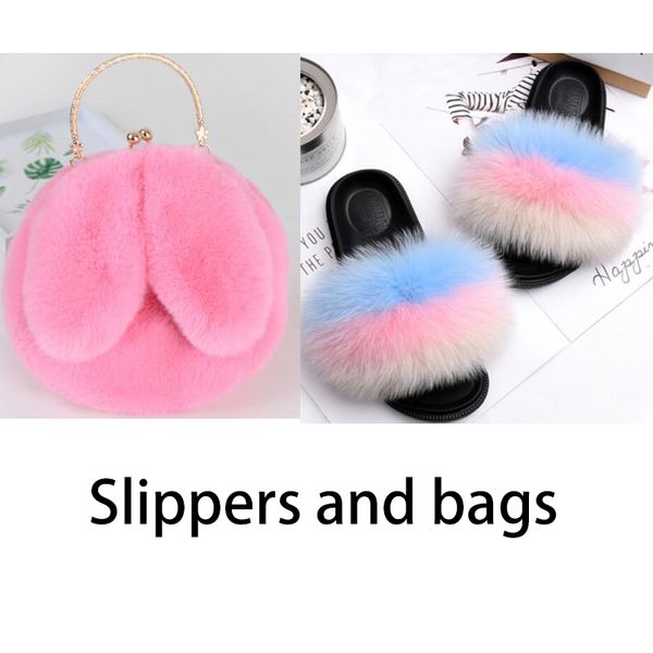women's 100% raccoon fur slippers bags sets ladies cute cartoon plush crossbody set-handbag woman travel furry slides, Black
women's 100% raccoon fur slippers bags sets ladies cute cartoon plush crossbody set-handbag woman travel furry slides, Black