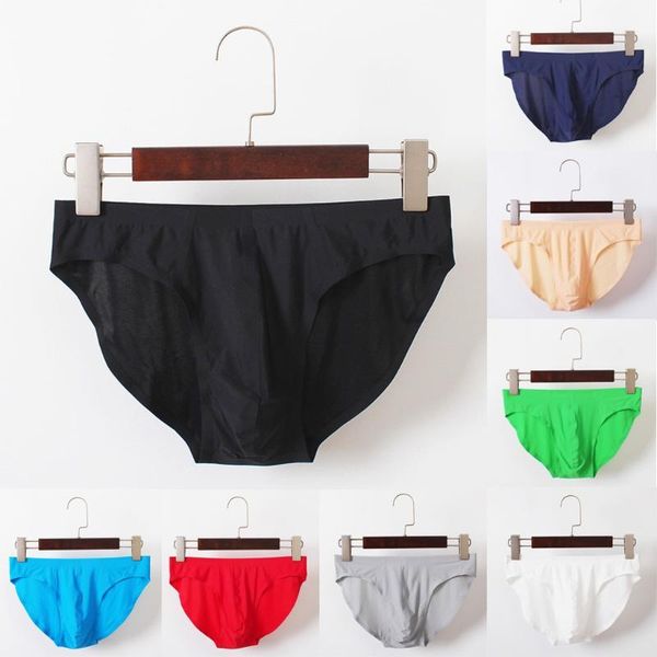 underpants fashionable underwear men's pure color one piece ice silk seamles breathable briefs comfortable panties cuecas, Black;white
underpants fashionable underwear men's pure color one piece ice silk seamles breathable briefs comfortable panties cuecas, Black;white