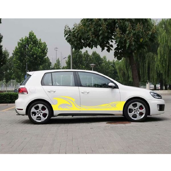 2pcs car flame decals totem skirt refit personalized decorative body scratch autos sticker
2pcs car flame decals totem skirt refit personalized decorative body scratch autos sticker