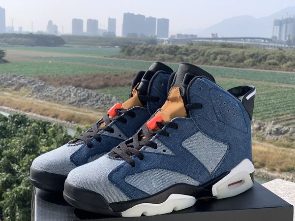 with box 2020 new washed denim blue 6s vi men basketball shoes outdoor sports trainers fashion sneakers good quality with box size 40-47
with box 2020 new washed denim blue 6s vi men basketball shoes outdoor sports trainers fashion sneakers good quality with box size 40-47