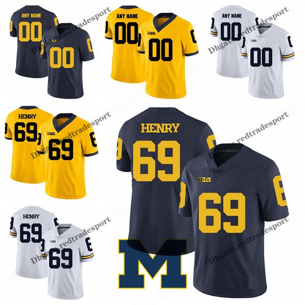 customize 2019 michigan wolverines willie henry college football jerseys mens blue yellow #69 willie henry stitched football shirts s-xxxl, Black
customize 2019 michigan wolverines willie henry college football jerseys mens blue yellow #69 willie henry stitched football shirts s-xxxl, Black