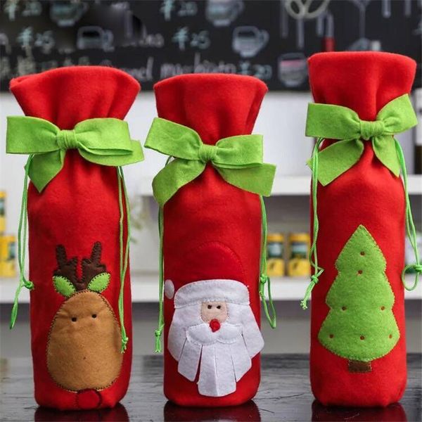 santa claus wine bottle cover bag santa sacks ornament christmas decorations for home noel new year christmas dinner table decor
santa claus wine bottle cover bag santa sacks ornament christmas decorations for home noel new year christmas dinner table decor