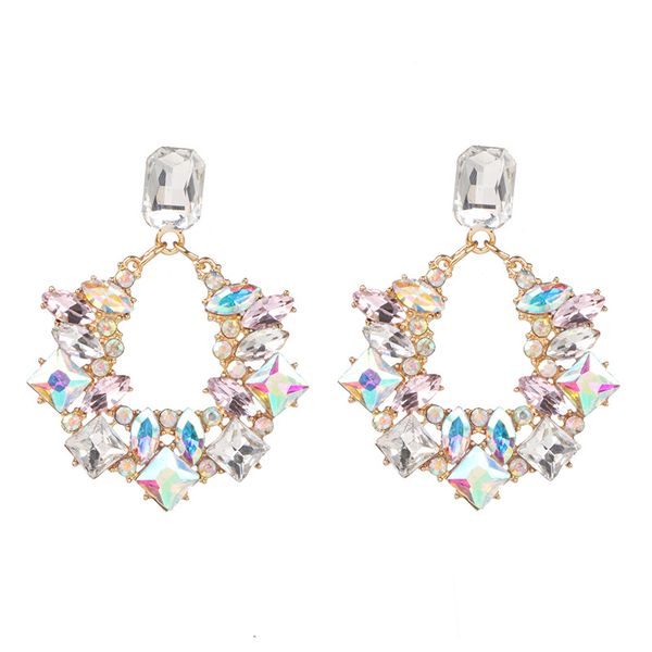 vintage crystal colorful rhinestone dangle earrings for women baroque style gothic victoria style luxurious party jewelry, Silver
vintage crystal colorful rhinestone dangle earrings for women baroque style gothic victoria style luxurious party jewelry, Silver
