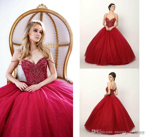 new red beaded prom dresses luxury spaghetti sleeveless quinceanera dress sweep train tulle ball gowns corset ball gown evening gown, Black
new red beaded prom dresses luxury spaghetti sleeveless quinceanera dress sweep train tulle ball gowns corset ball gown evening gown, Black