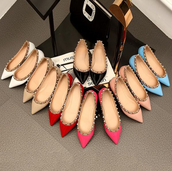rivets fashion women shoes est brand genuine leather ladies shoes europe and america high-end flat single shoes multi-color optional, Black
rivets fashion women shoes est brand genuine leather ladies shoes europe and america high-end flat single shoes multi-color optional, Black