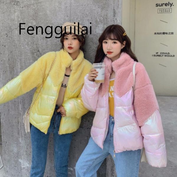winter jacket women imitation lamb down splicing cotton long coat leisure harajuku dames jassen winter veste femme parka, Black
winter jacket women imitation lamb down splicing cotton long coat leisure harajuku dames jassen winter veste femme parka, Black