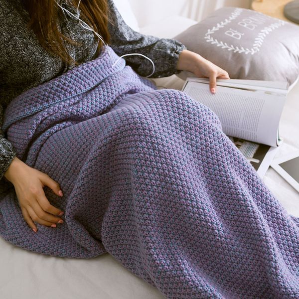 fashion knitted mermaid tail blanket handmade crochet bed wrap soft sleeping bag blankets hug-deals
fashion knitted mermaid tail blanket handmade crochet bed wrap soft sleeping bag blankets hug-deals