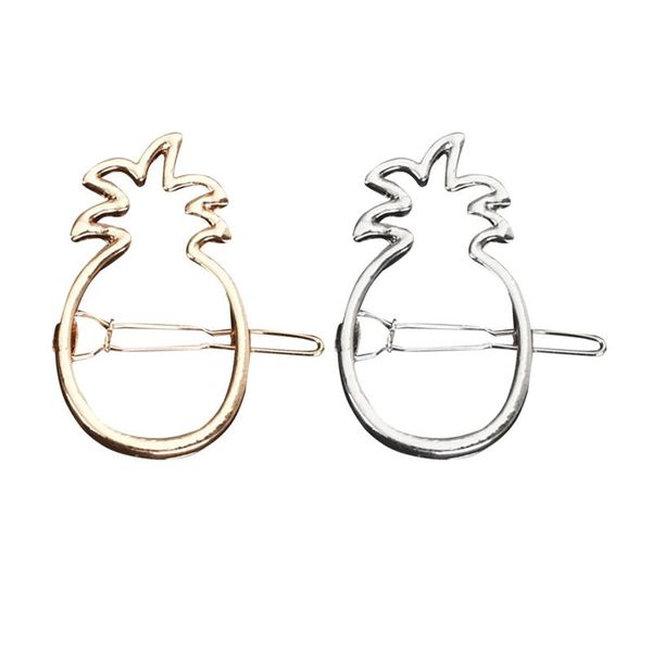 2pcs creative beautiful funny pineapple hairpin elegant hairpin makeup hair clip for female, Golden;silver
2pcs creative beautiful funny pineapple hairpin elegant hairpin makeup hair clip for female, Golden;silver