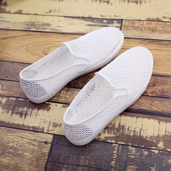 small white shoes female summer mesh shoes breathable flat casual lightweight one pedal student lazy net, Black
small white shoes female summer mesh shoes breathable flat casual lightweight one pedal student lazy net, Black