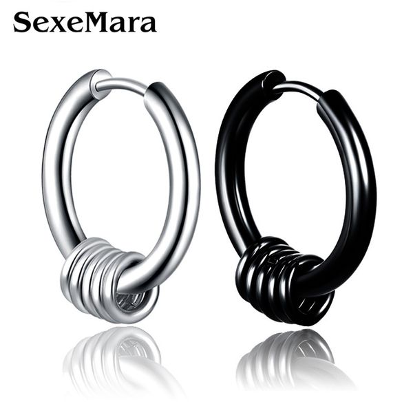 sexemara men titanium steel hoop earrings hipster rock style punk circle earrings male round earring no ear hole earring jewelry, Golden;silver
sexemara men titanium steel hoop earrings hipster rock style punk circle earrings male round earring no ear hole earring jewelry, Golden;silver