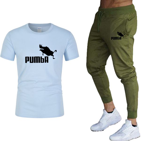 fashion 2019 new men's casual suit t-shirt + trousers sports suit gym running clothes fitness sportswear casual two-piece, Gray
fashion 2019 new men's casual suit t-shirt + trousers sports suit gym running clothes fitness sportswear casual two-piece, Gray